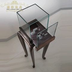 建泰 欧式实木展示柜 玻璃展示柜 展厅展示柜 展台珠宝展示柜定制