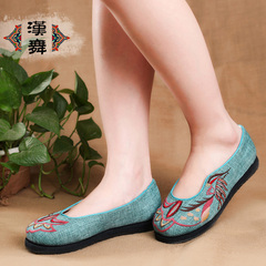 Chinese dance authentic old Beijing cloth shoes women's shoes in the fall 2015 and comfortable flat-bottom combined ancient shoes Feng Ming Sun