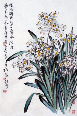 江南牡丹圣手 张茂新 水仙花