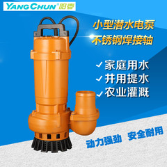 阳春水泵小型潜水泵家用抽水泵220v380v高扬程三相抽水机农用清水