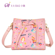 Little elephant bags diagonal bag 2016 new sweet retro fashion illustrations shoulder slung bags 2002