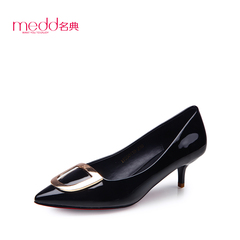 Name code 2015 new metal ring pointed stiletto high heel shoes women's spring light sets foot shoes sexy high heels