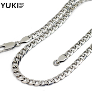 YUKI men''s Necklace titanium steel Korean fashion Korean temperament hipster sportsman distribution chain does not fade short chain collar bone chain