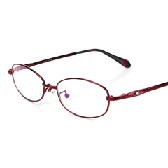 时尚白领款 女士6005超轻纯钛近视眼镜架 全框眼镜框 配眼镜 特价
