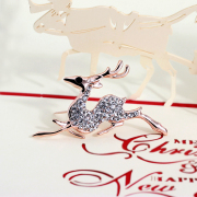 Full of decorating your new cute deer Elk Korean brooch grade vintage Lady brooch pin fashion Joker