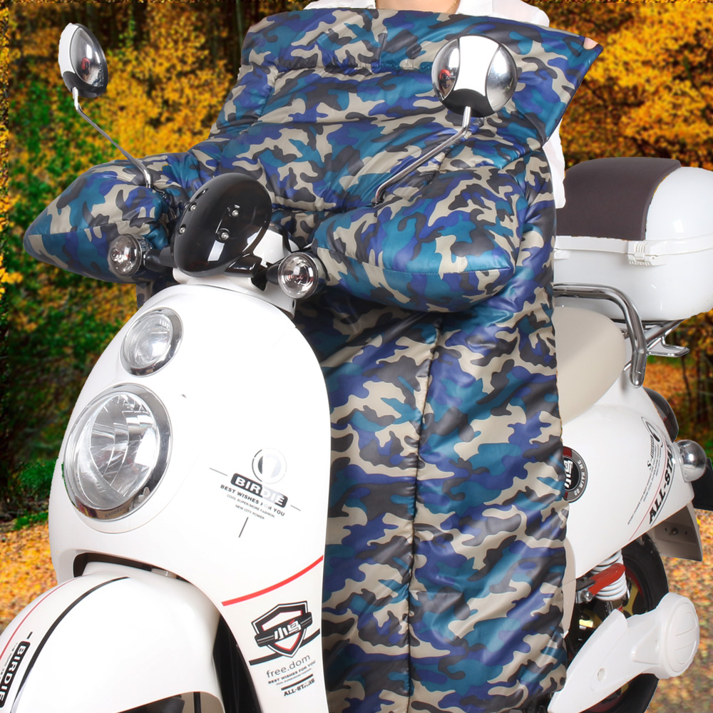 男士专用冬季电动车挡风被加大加厚电动车护膝摩托车护腿防水挡风产品展示图4