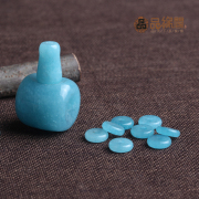 Edge Club treasures ice-blue three-Pagoda of Buddha''s head to optimize Crystal loose beads spacer spacer Jewelry Accessories