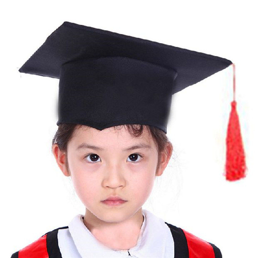 幼儿博士帽小博士帽博士服博士帽儿童博士帽小学生毕业博士帽现货