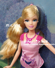 新年礼物BarbieI正版芭比娃娃-芭比与朋友花仙子P6314