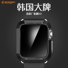 韩国Spigen SGP Apple Watch保护壳苹果手表外壳碳纤维盔甲保护壳