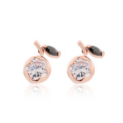 Love fashion zircon earrings ear nail temperament lovely music Fu Er decorated Korea fashion jewelry women