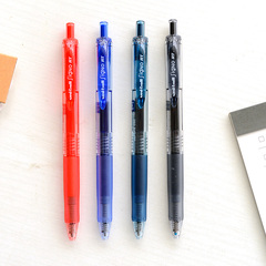 uni日本三菱UMN-105 水笔中性笔 0.5mm 按动签字笔 按键水笔