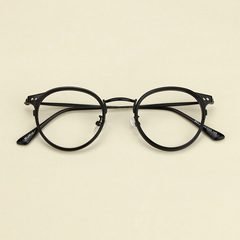 超轻tr90眼镜框女男款韩版潮 复古眼镜框圆脸全框近视眼镜架