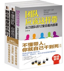 正版包邮套装3册 团队应该这样带 不懂带团队，你就自己累 胜在制度赢在执行 销售团队这样带领导力执行力企业经营管理类畅销书籍