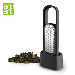 台湾Artiart正品茶具 创意便携茶叶过滤器 茶漏 茶滤 配收纳底座