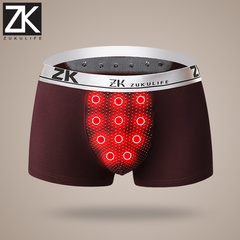 ZK官方正品英国卫裤男士内裤平角裤磁石健康内裤第八代托玛琳内裤