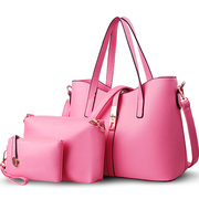 Baby Tao explosions hot 2015 summer Han new intra-package 3-piece large bag handbag shoulder bag Bai
