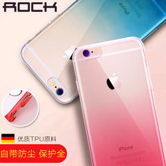 ROCK iphone6plus手机壳硅胶苹果6s保护套5.5六p新款男女透明软壳