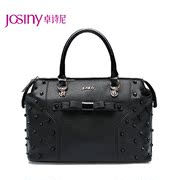 Zhuo Shini fall 2014 new woman bag vintage rivet baodan black pillow shoulder hand bag PZ143236