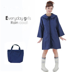日本轻薄可爱女生长款二用雨衣雨披户外旅游防晒防水雨衣 包邮