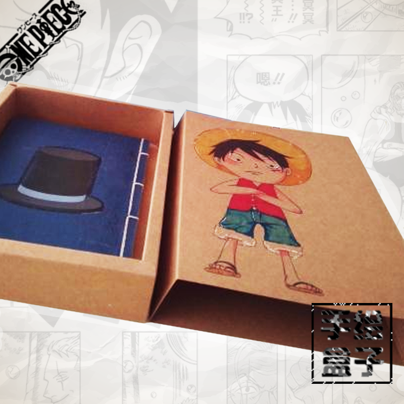 浮世之绘手绘海贼王动漫 路飞 草帽牛皮纸抽屉盒|msdalam kategori peralatan pejabat/Supplies/Perkhidmatan yang berkaitan, Packaging Equipment/Tanda-tanda dan bekalan, kotak hadiah - dari Buy2taobao.com untuk memberikan perkhidmatan ejen Taobao profesional membeli