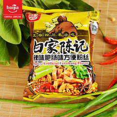 白家陈记 辣味肥肠味方便粉丝108g 四川特色小吃肥肠粉方便食品