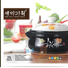 韩国厨房用具 陶瓷养生煲汤锅 陶瓷正品 砂锅炖锅陶瓷 明火煲汤锅