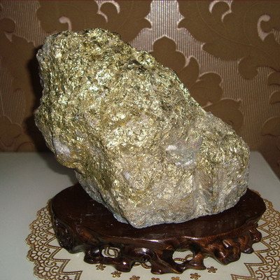 【淘金都】金都招远珍品天然金矿石拍卖金箔品质内外一致1-1