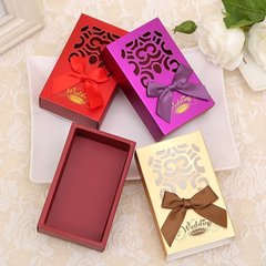 结婚韩版个性镂空喜糖盒子婚庆装糖果礼品纸盒可装烟2016抽屉盒