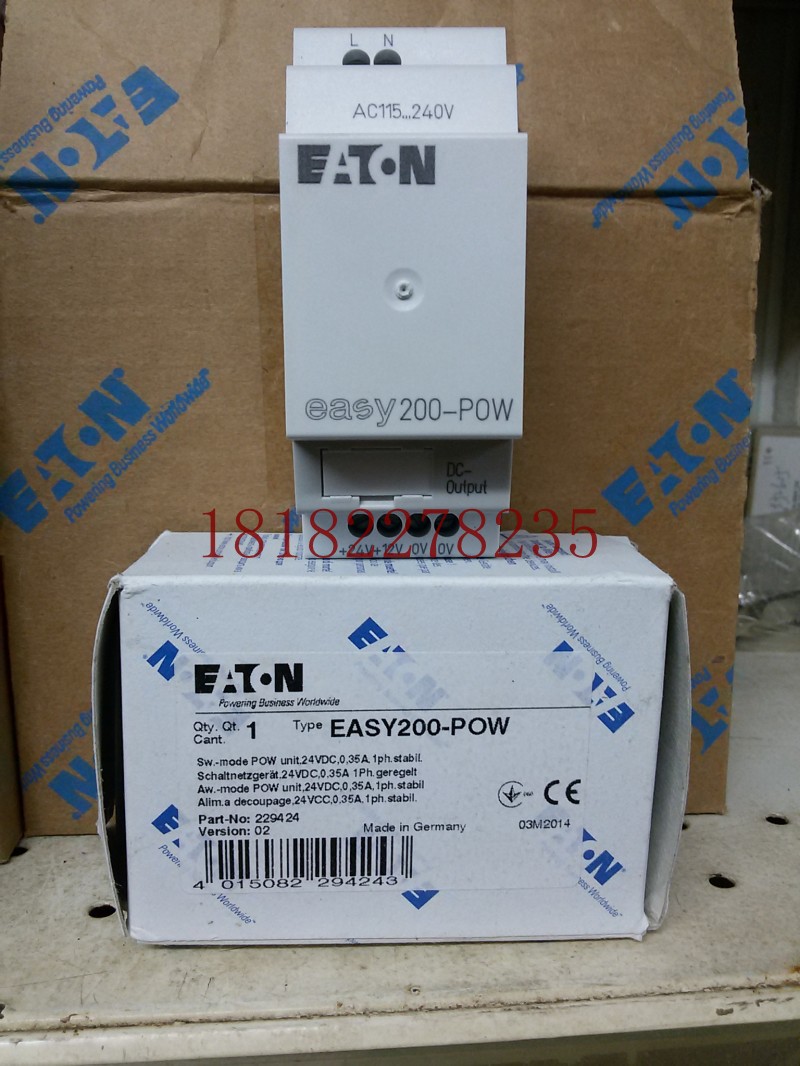 EATON MOELLER伊顿穆勒编程器专用开关电源EASY200-POW 原装德国