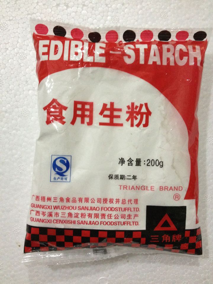 10包起包邮天然纯正农家木薯粉芋圆粉梧州三角牌木薯淀粉生粉菱粉