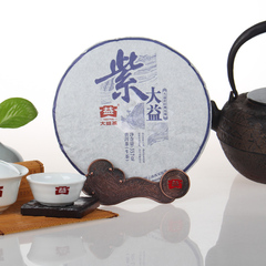 大益普洱茶 紫大益 2015年 1501批 臻品系列 紫大益生茶