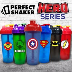 美国Perfect Shaker超级英雄摇杯超人绿巨人蛋白粉健身饮料摇摇杯