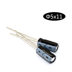 云辉 （50只）电解电容 1uf 50v 体积5*11mm