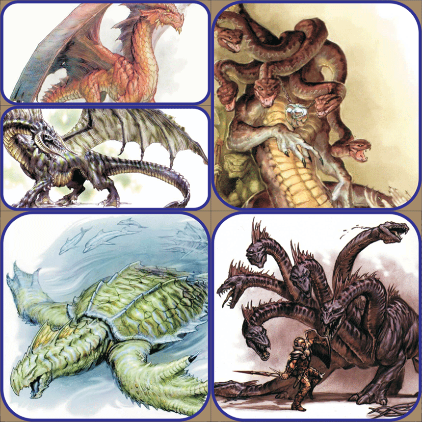 桌游驿站 dnd 龙与地下城 [大号]怪物图鉴 角色标记 跑团战棋定制