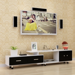 新款简约现代电视柜时尚伸缩木质 可伸缩电视机柜子组合 环保