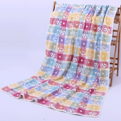 全纯棉正品单双人六层纱布加大毛巾被毯可做床单床盖床罩一条包邮