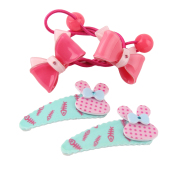 Baojing Korean hair cute first butterfly clips side clips Duckbill clip children jewelry girls sweet tiara sets