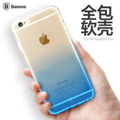 倍思iPhone6Plus手机壳苹果6Plus硅胶透明套6s超薄P简约全包外壳