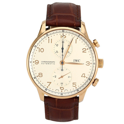 18# 【9.0新】18k金万国计时自动男表葡萄牙系列 华夏典当行