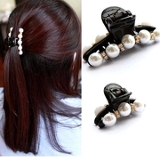 Know Richie Korean hair ornament hair ornament hairpin rhinestone faux pearls Korean bangs clip catch made by small medium clip