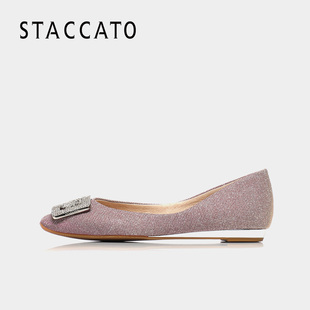 gucci2020秋冬男圖 STACCATO 思加圖2020春季新款平底女單鞋淺口方頭女鞋9A204AQ7 gucci2020秋