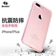 Benks iPhone7 Plus手机壳透明保护壳 苹果7P加厚来电闪防摔软壳