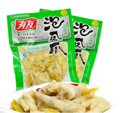 正宗 80g有友泡椒凤爪 休闲零食 超市食品批发 KTV夜场 1箱60袋