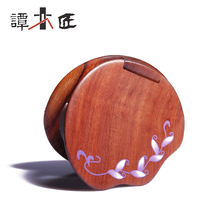 谭木匠镜子 蔓枝双面镜便携化妆镜子随身口红镜送女生 创意礼物