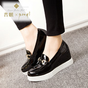 Puqi, spring 2016 Le Fu shoes, new shoes Jurchen intradermal increased Korean students a pedal leisure shoes