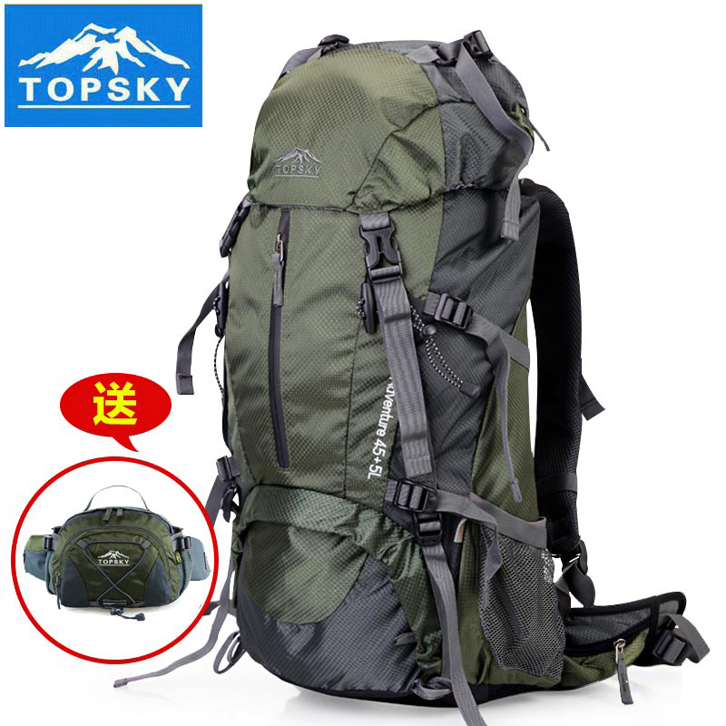 Topsky户外背包男女款多功能大容量40L 50L 60L双肩登山包旅行包