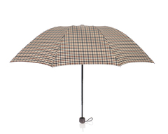 英伦风商务格子雨伞折叠 晴雨伞男女士 轻三折创意晴雨伞o6xGO4