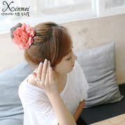 Xin Mei circle made by the Korean version of the Peony flower hair accessories Korean hair flower head band hair band tassels card