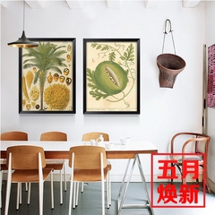 客厅装饰画 卧室餐厅挂画 玄关书房壁画 办公室清新唯美两联画